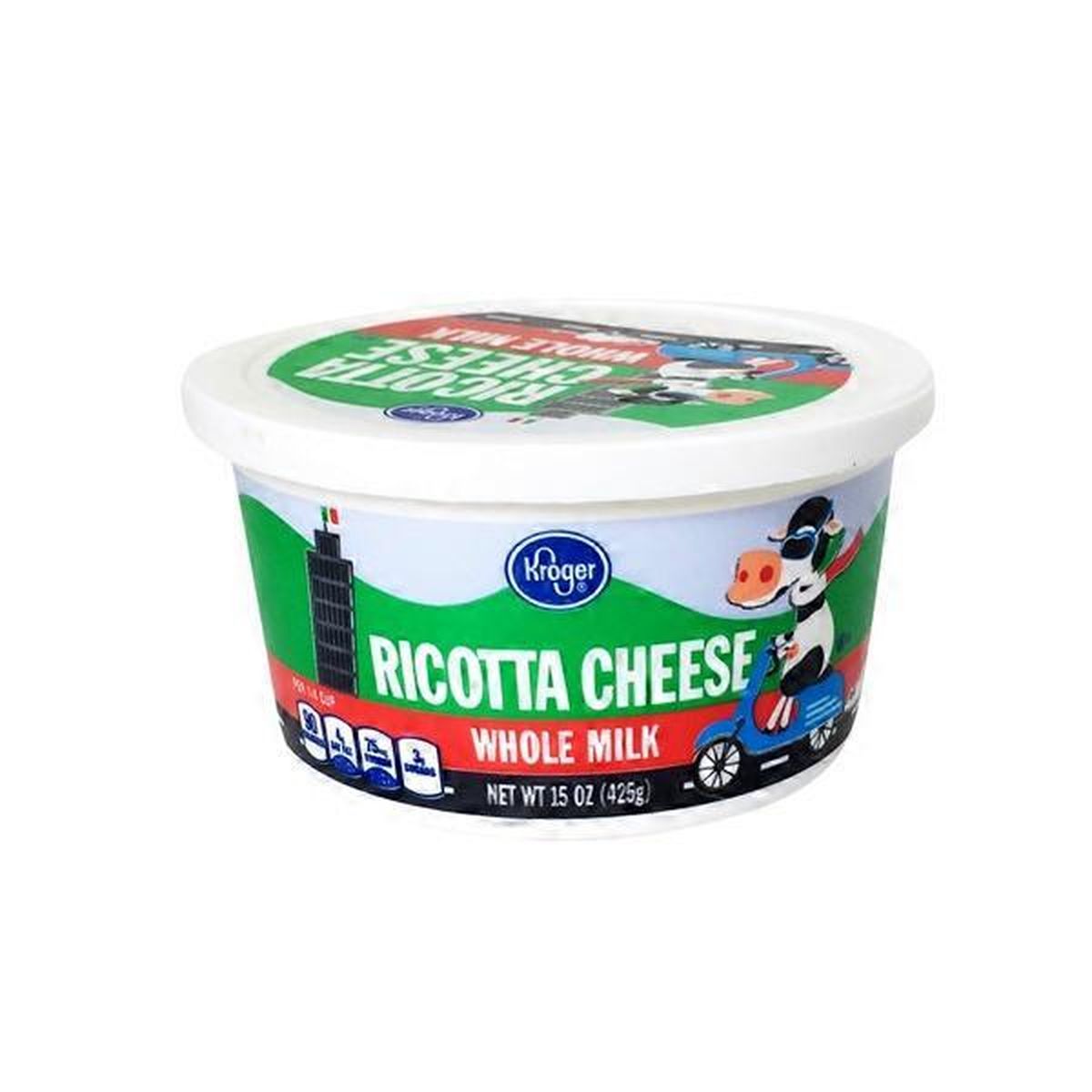 Kroger Ricotta Cheese (15 oz) Delivery or Pickup Near Me Instacart