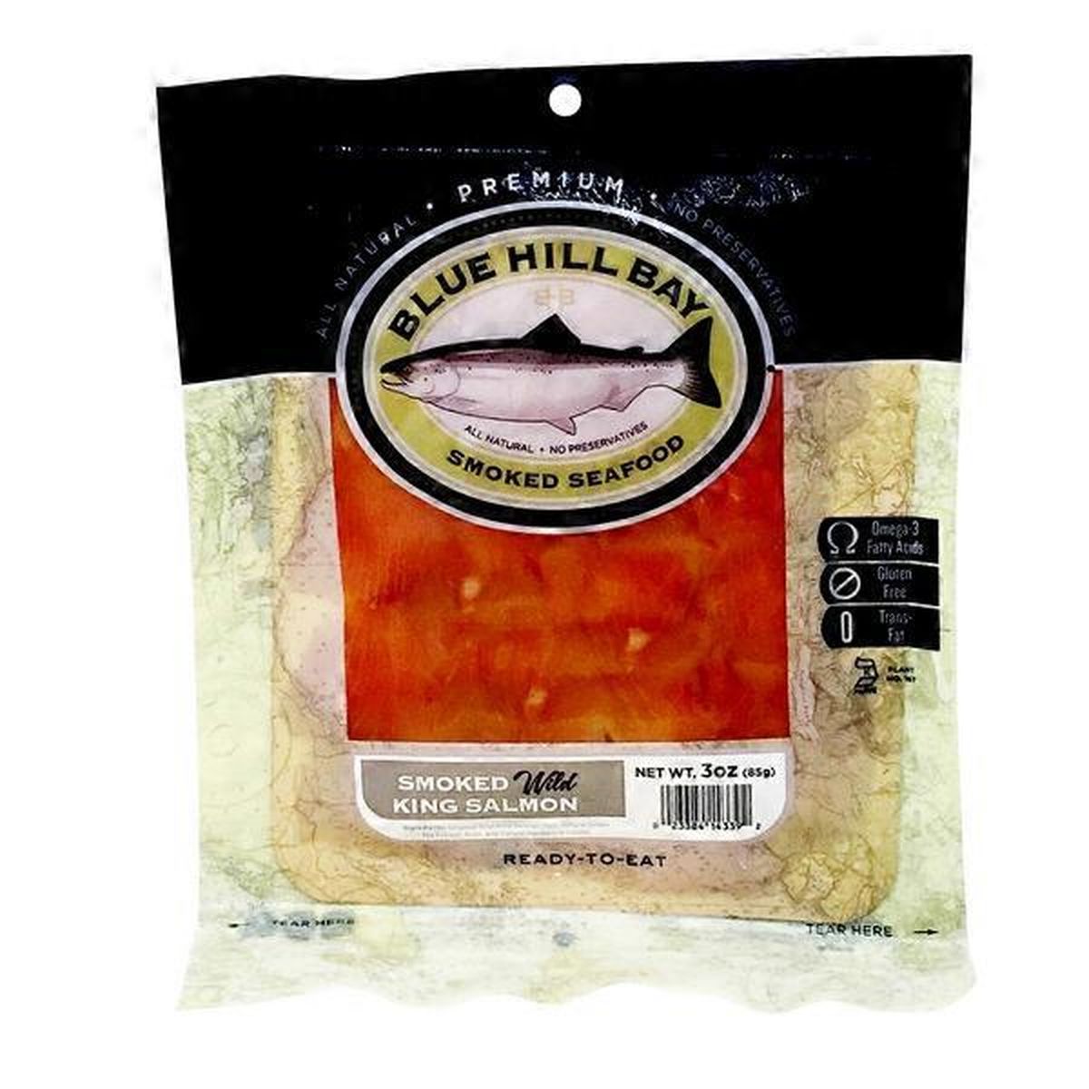 Blue Hill Bay Smoked Wild King Salmon 3 Oz Delivery Or Pickup Near Me Instacart