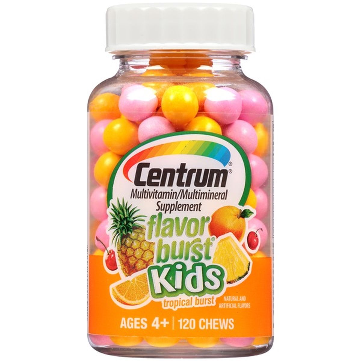 Centrum Flavor Burst Tropical Burst Kids Chews Multivitamin 