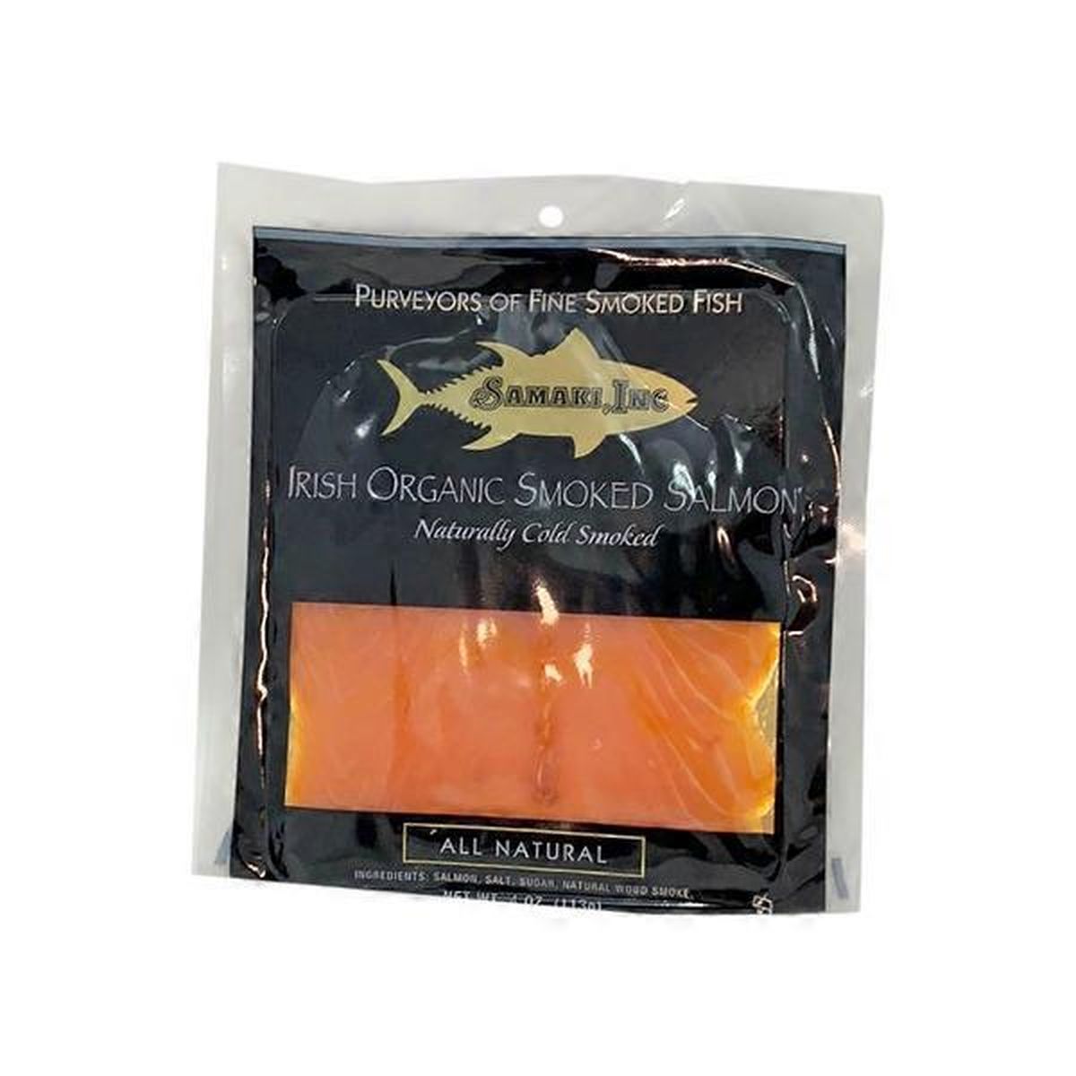 Samaki Organic Smoked Irish Salmon (4 oz) Delivery or Pickup Near Me ...