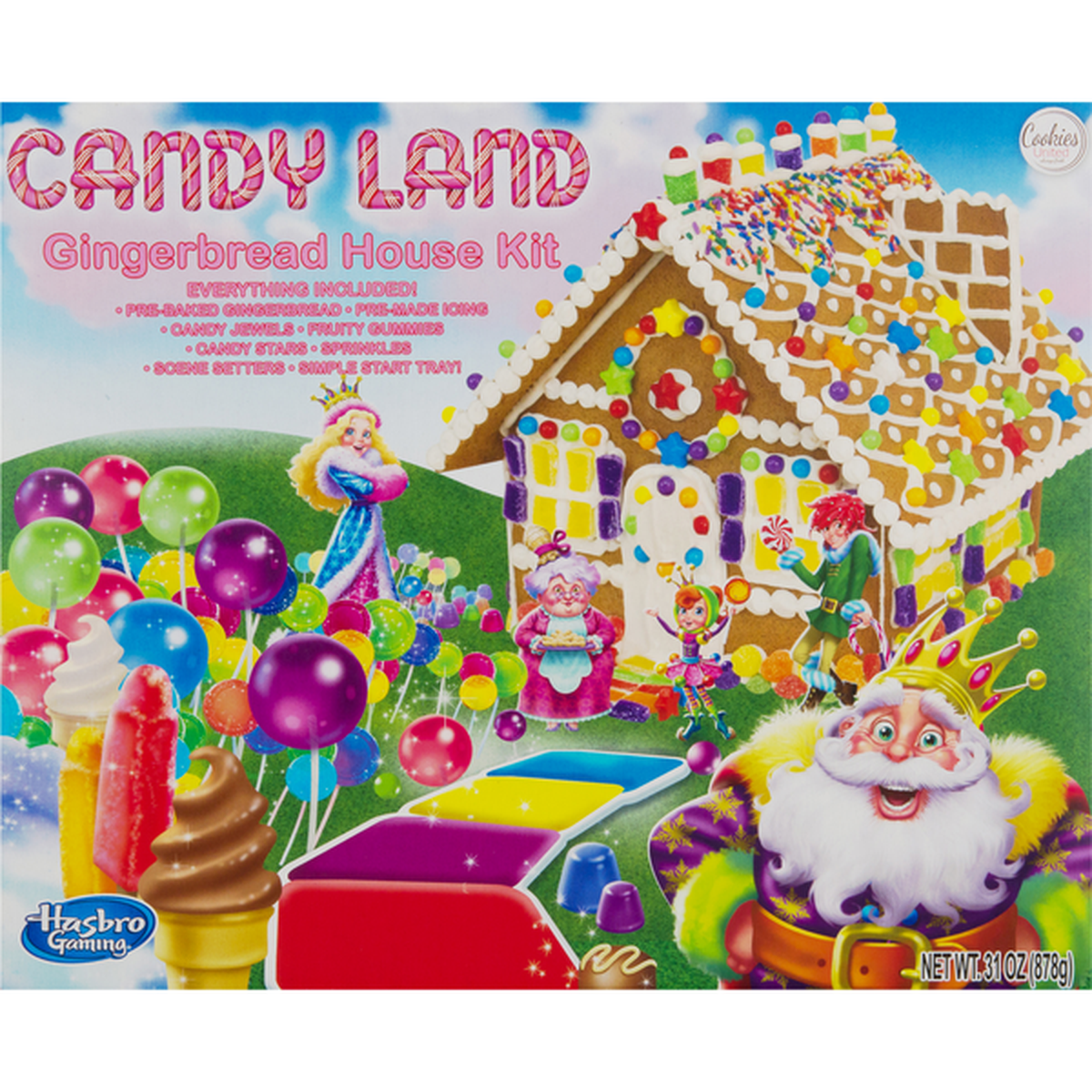 Cookies United Gingerbread House Kit, Candy Land (31 oz) Delivery or