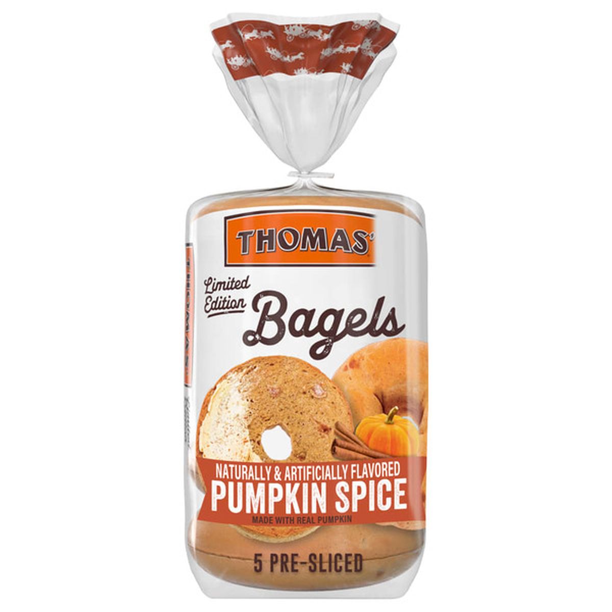 Thomas Limited Edition Pumpkin Spice Bagels