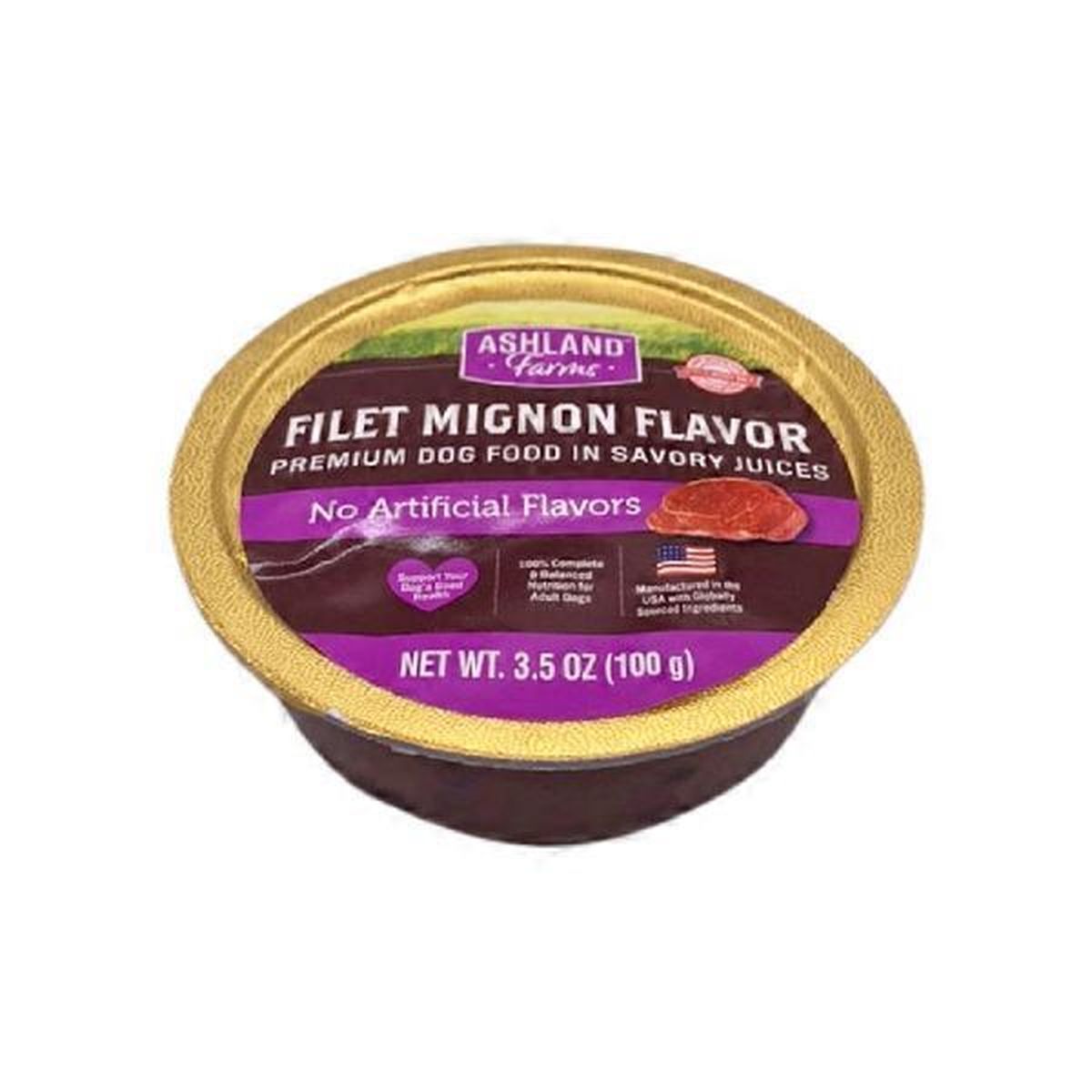 Ashland Farms Filet Mignon Flavor Premium Dog Food In Savory