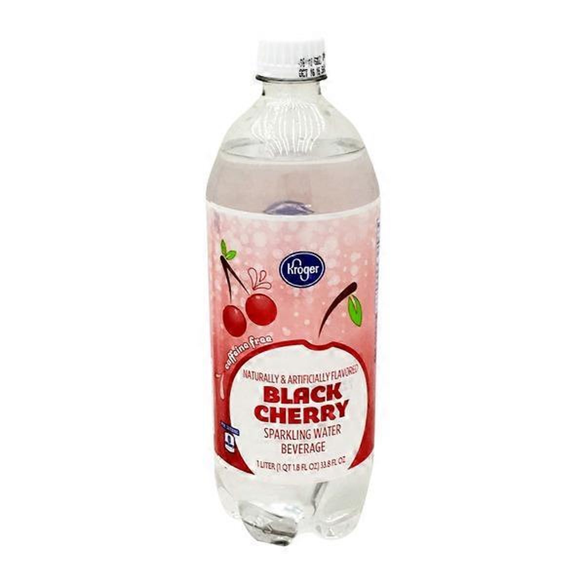 Kroger Sparkling Water Beverage, Black Cherry (1 L) Delivery or Pickup Near Me Instacart