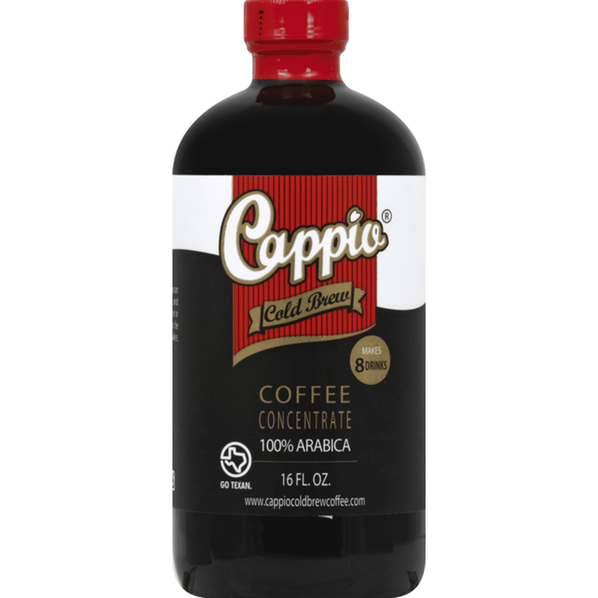 Cappio Cold Brew Coffee, 100 Arabica, Cold Brew, Concentrate (16 fl oz