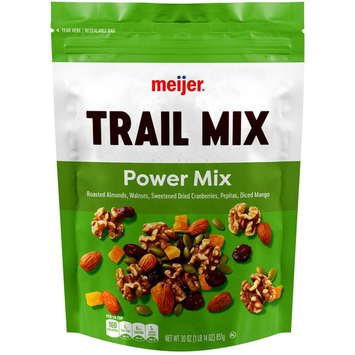 Meijer Power Mix Trail Mix (30 oz) Delivery or Pickup Near Me - Instacart