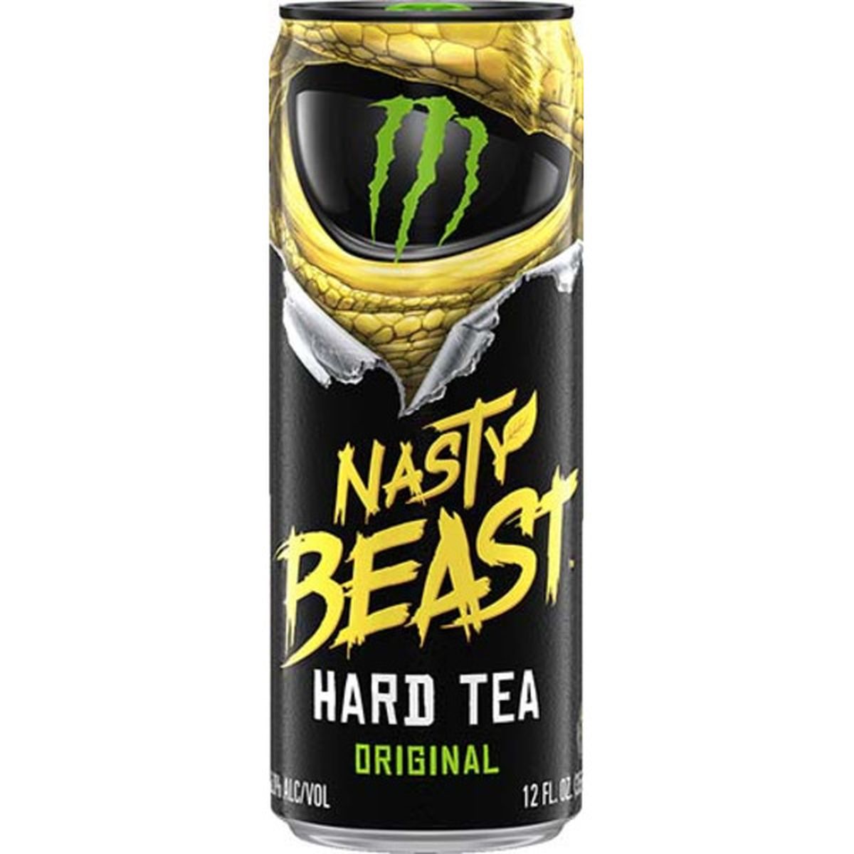 Monster Energy Nasty Beast Hard Tea Energy Drink Variety Pack (12 fl oz ...