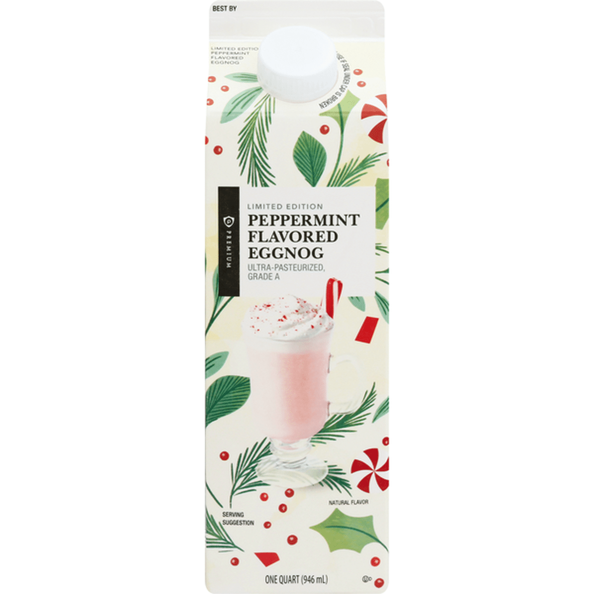 Publix Eggnog Peppermint Flavored Qt Delivery Or Pickup Near Me