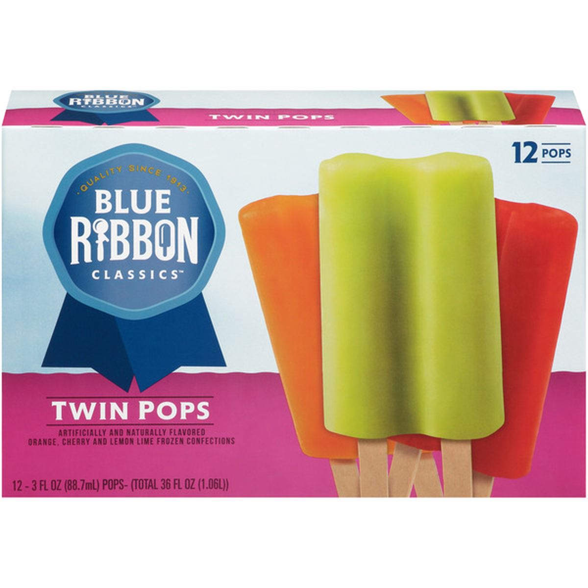 Blue Ribbon Classics Assorted Twin Pops Frozen Treat Bar, 12pk (3 fl oz)  Delivery or Pickup Near Me - Instacart