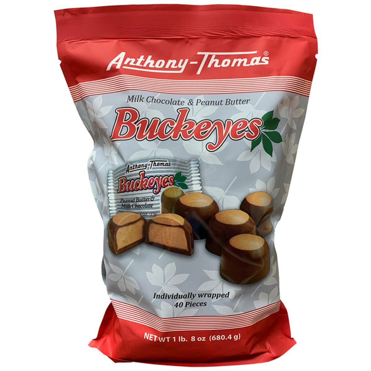 Anthony Thomas Milk Chocolate And Peanut Butter Buckeyes 24 Oz