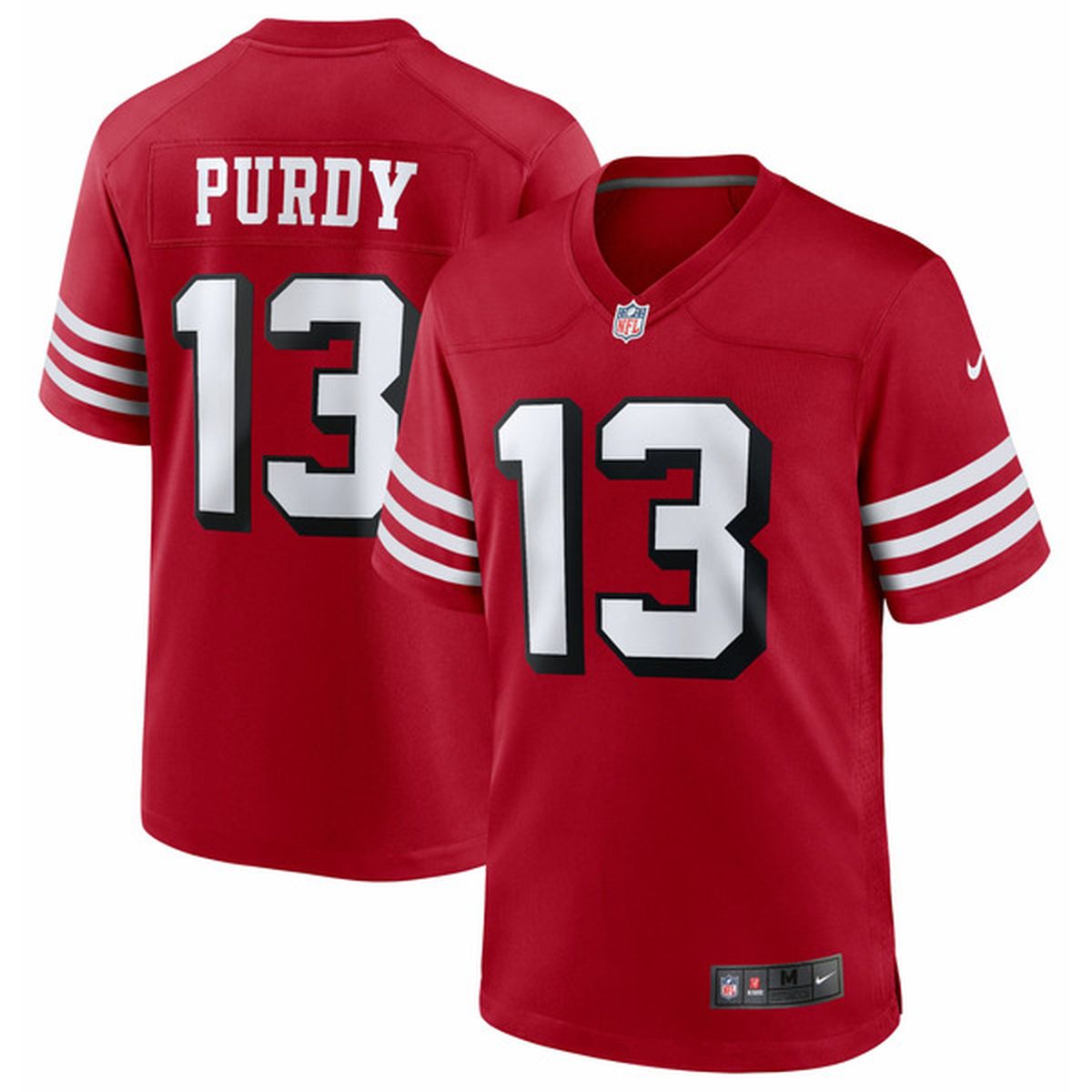 Nike Men's San Francisco 49ers Brock Purdy #13 Alternate Game Jersey ...