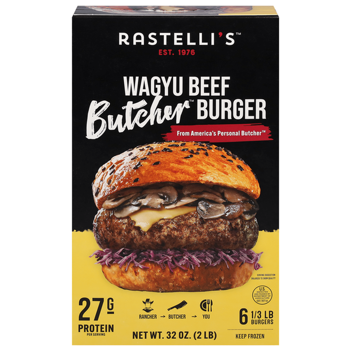 Rastelli Burger, Wagyu Beef (0.33 Lb) Delivery Or Pickup Near Me ...