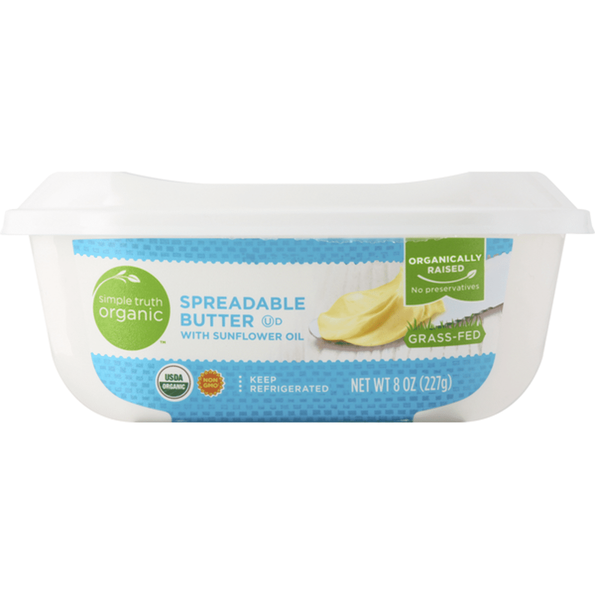 Simple Truth Butter with Sunflower Oil, Spreadable (8 oz) Delivery or ...