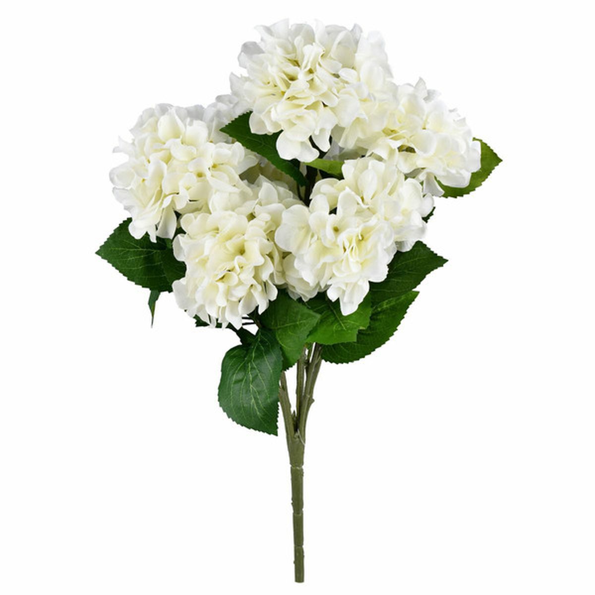 Vickerman Artificial Hydrangea Bush - White (21 in) Delivery or Pickup ...