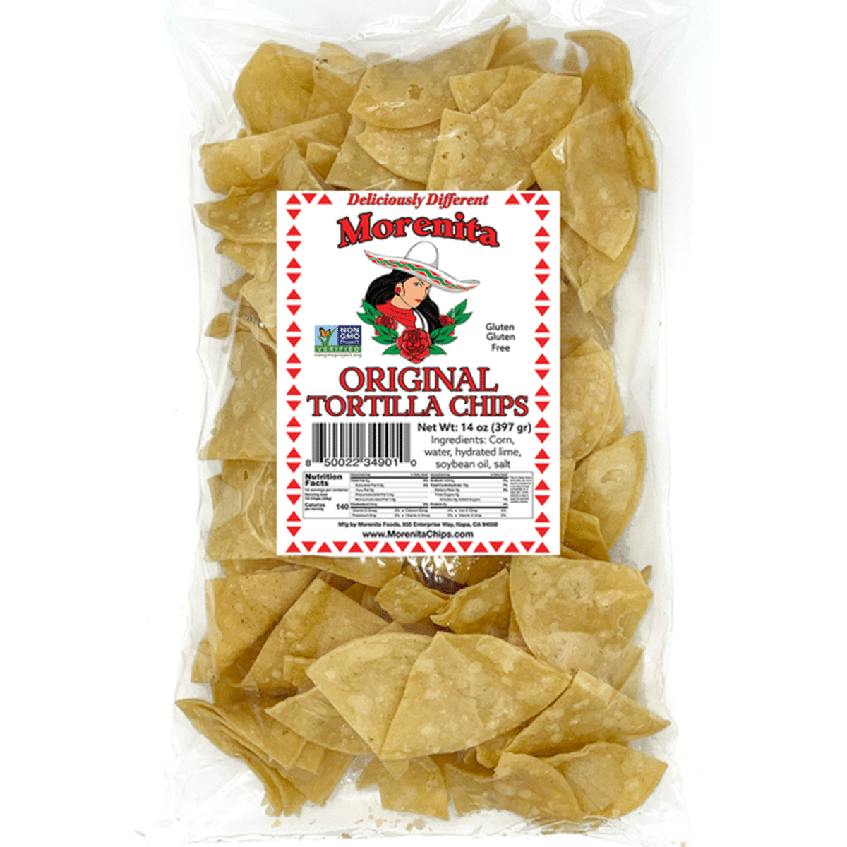 Morenita Original Tortilla Chips (14 oz) Delivery or Pickup Near Me -  Instacart