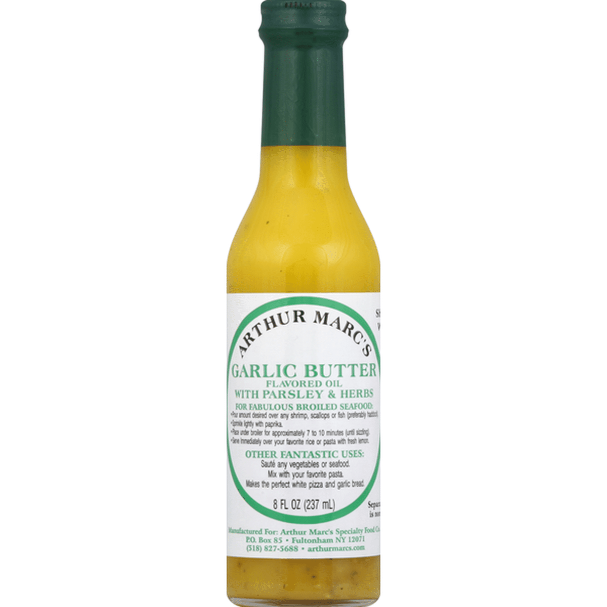 Arthur Marcs Oil, Garlic Butter Flavored, with Parsley & Herbs (8 oz)  Delivery or Pickup Near Me - Instacart