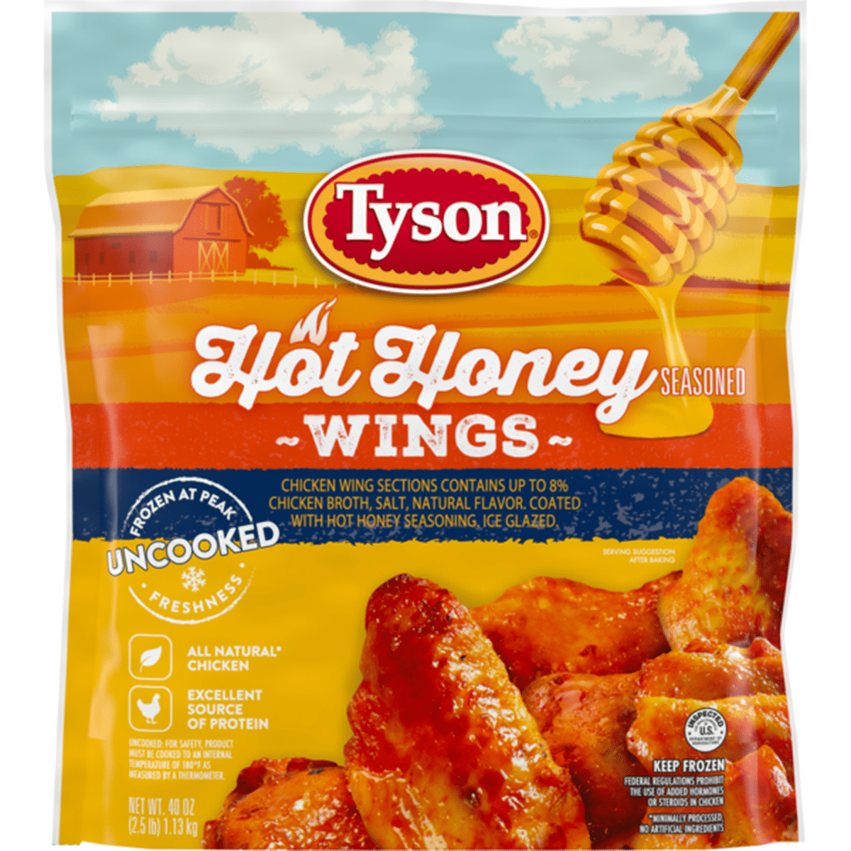 Tyson Hot Honey Frozen Chicken Wings Oz Bag Oz Delivery Or Pickup Near Me Instacart