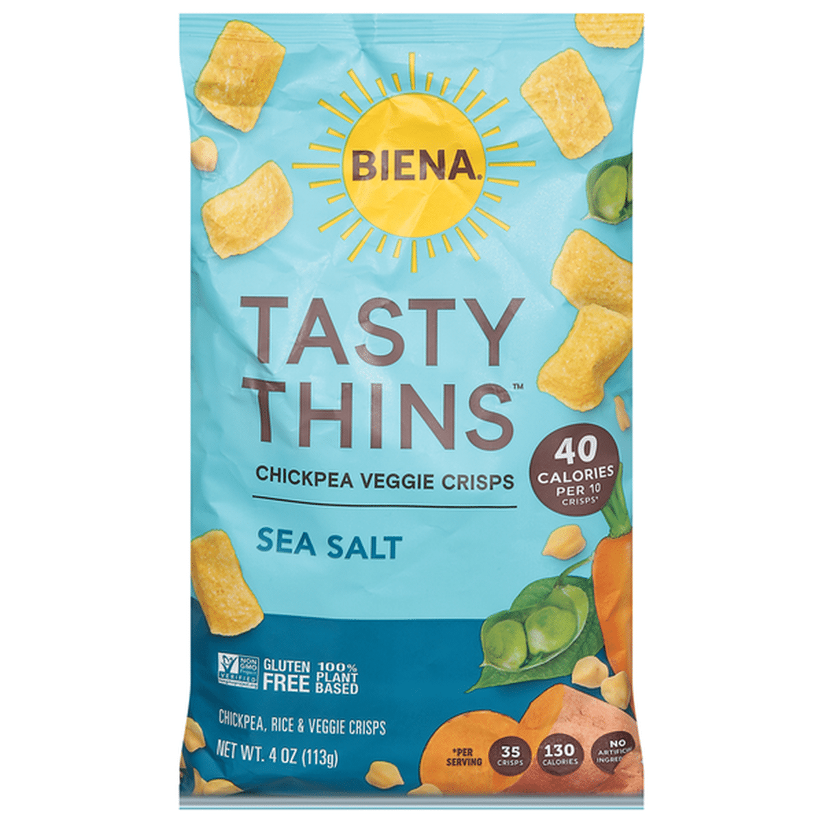 Biena Chickpea Veggie Crisps Sea Salt Oz Delivery Or Pickup Near