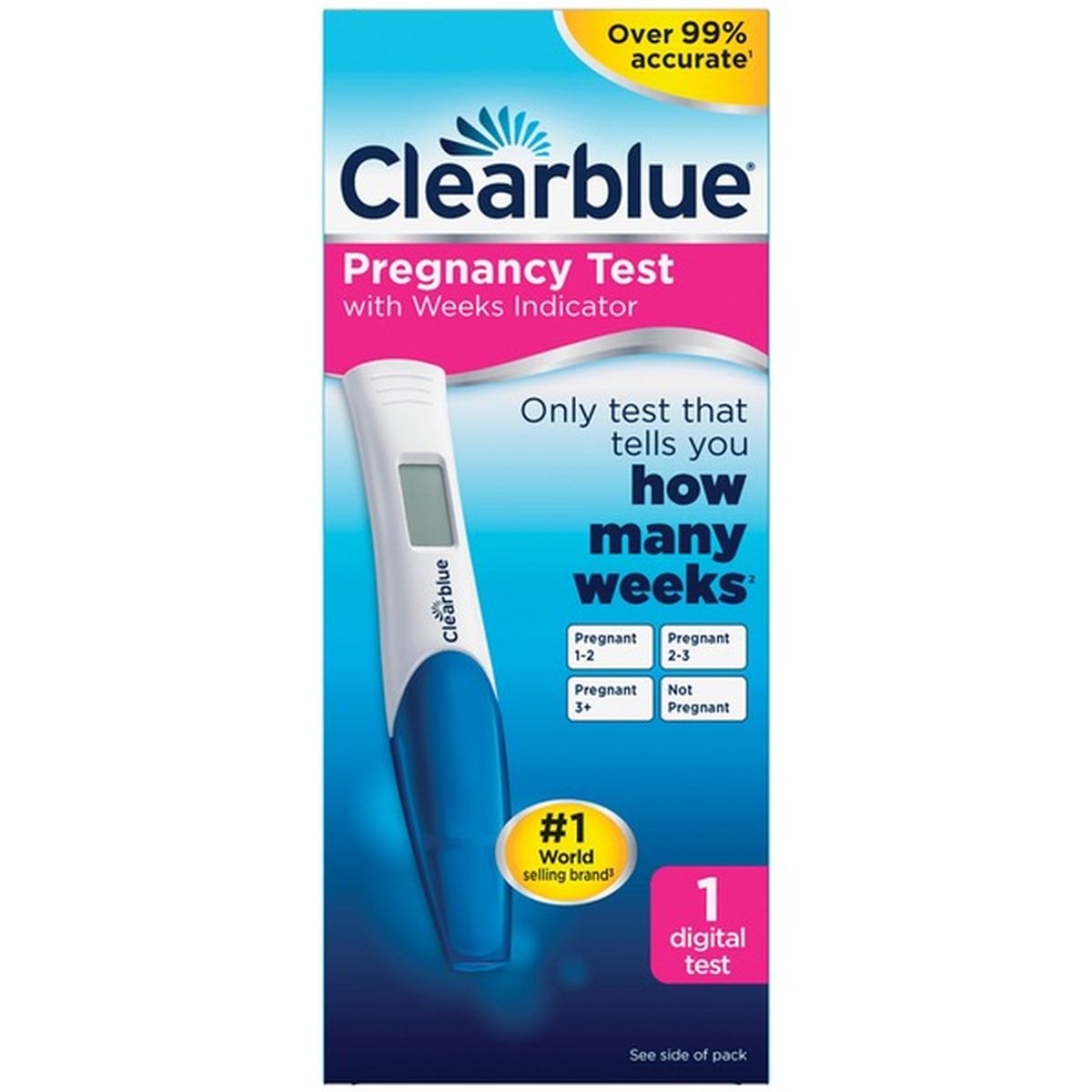 Clearblue With Weeks Indicator Pregnancy Test Delivery or Pickup Near ...