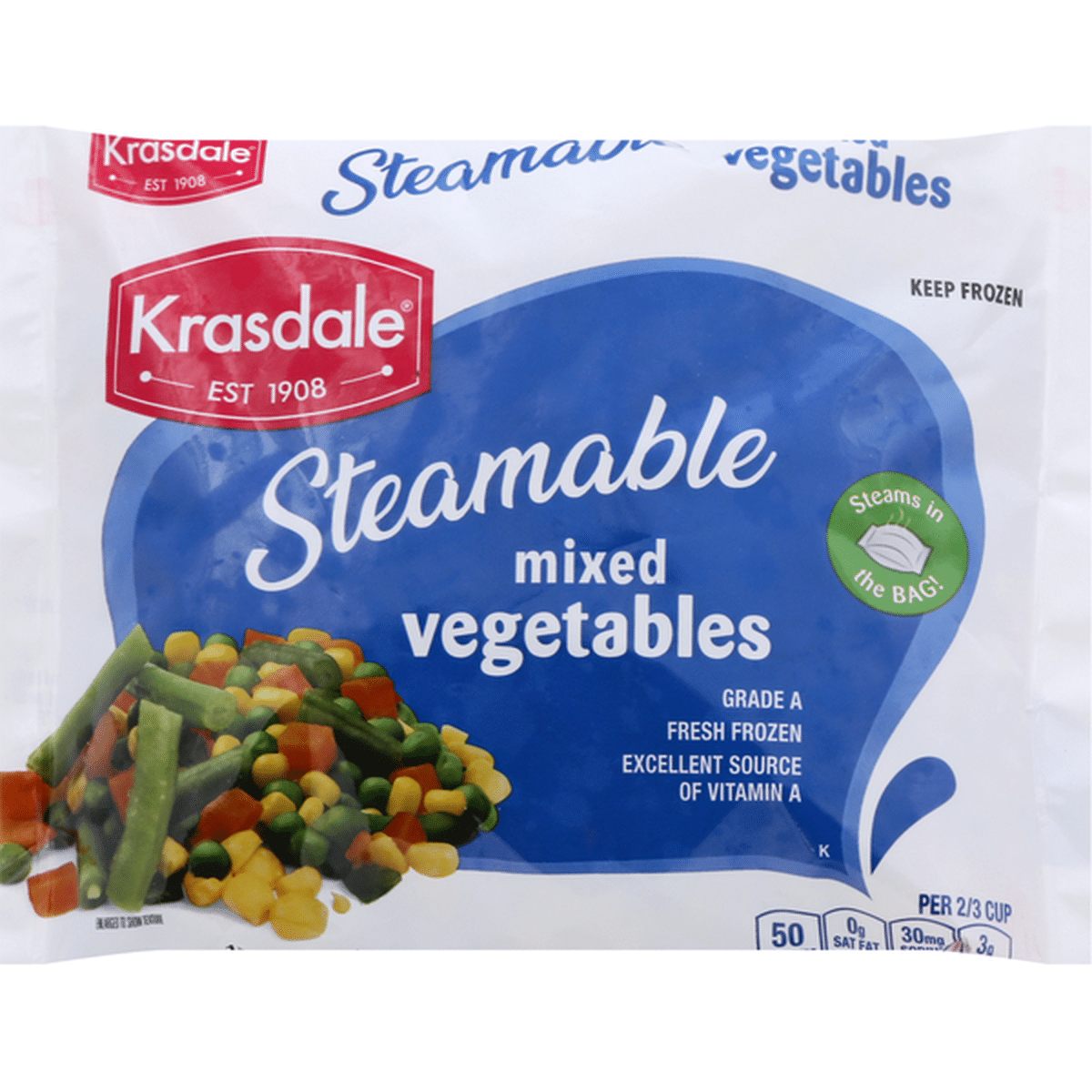 Krasdale Mixed Vegetables Steamable 12 Oz Delivery Or Pickup Near Me