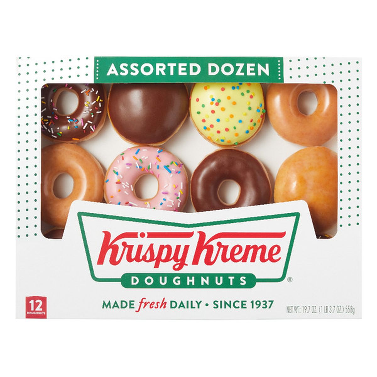 Krispy Kreme Assorted Dozen 12 Ct Delivery Or Pickup Near Me Instacart 8430