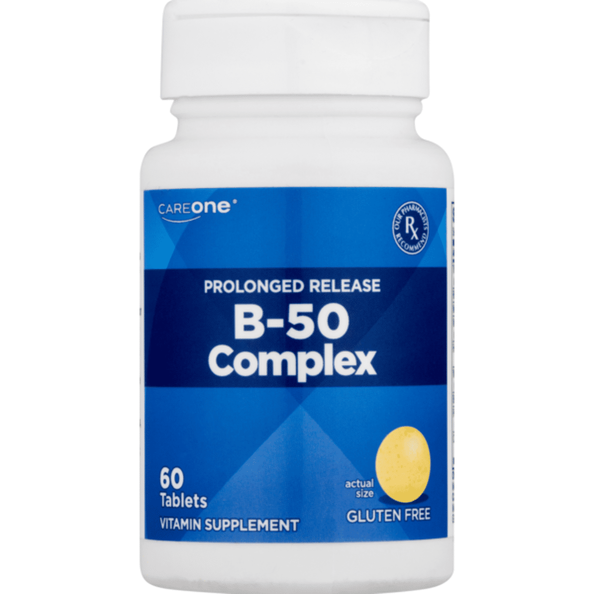 CareOne B-50 Complex Prolonged Release Tablets Gluten Free (60 Ct ...