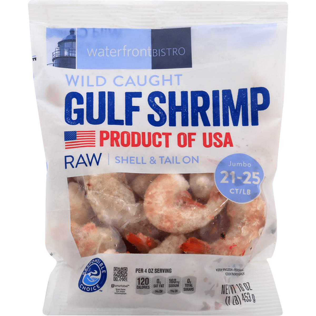 Jumbo size wild caught gulf shrimp U-12