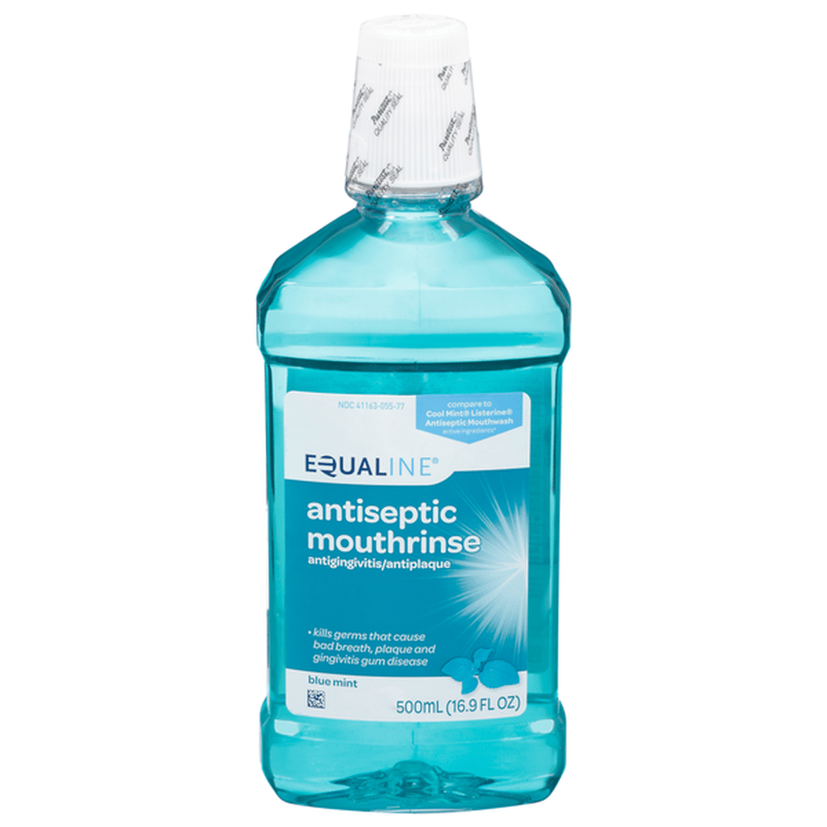 Equaline Mouthrinse, Antiseptic, Blue Mint (16.9 fl oz) Delivery or ...