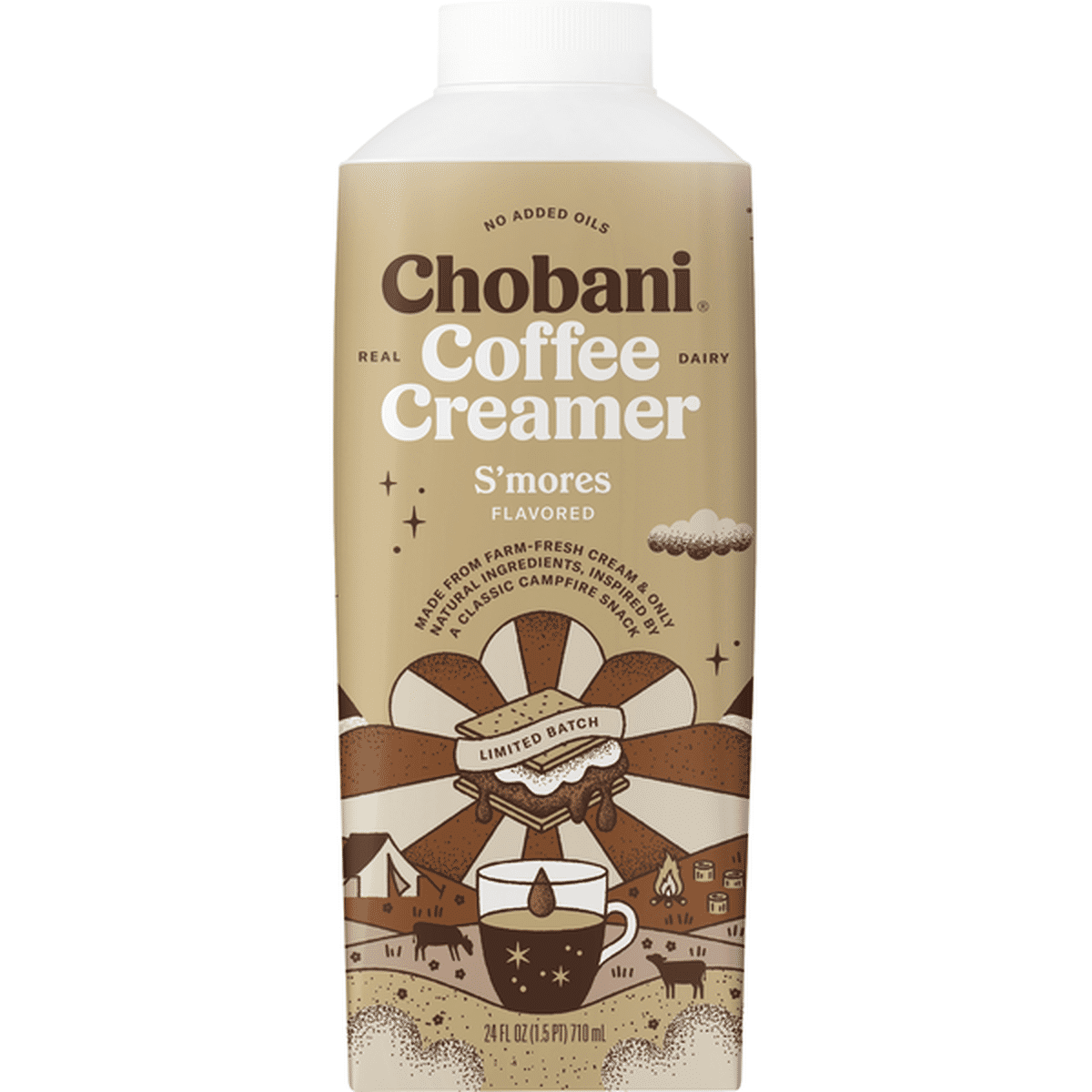 Chobani Coffee Creamer, S'mores Flavored (24 oz) Delivery or Pickup