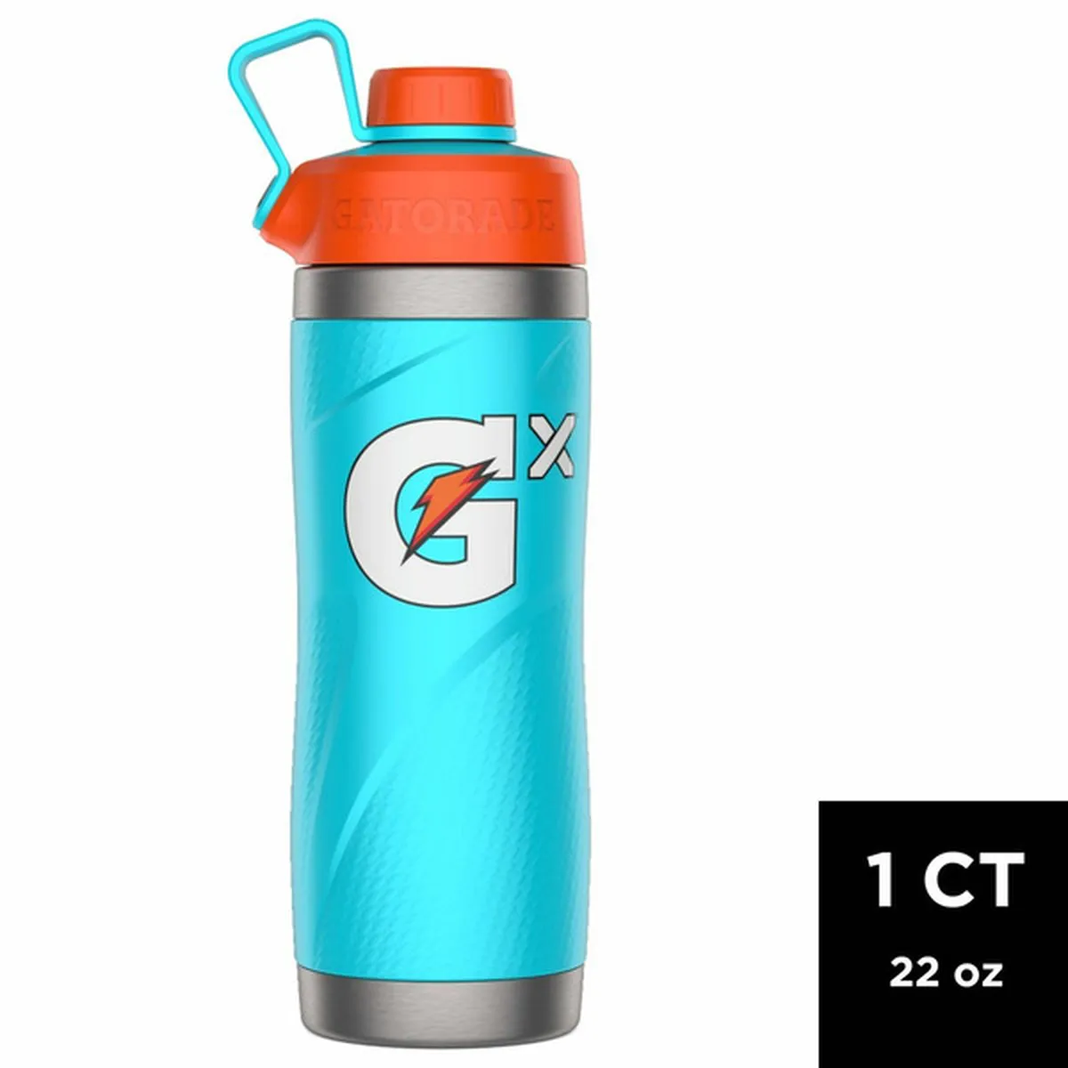 Gatorade Stainless Steel Twist Cap Water Bottle - Blue (22 Oz) Delivery 