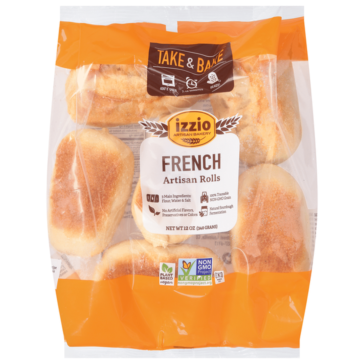 Izzio Artisan Bakery Artisan Rolls, French (12 Oz) Delivery Or Pickup ...