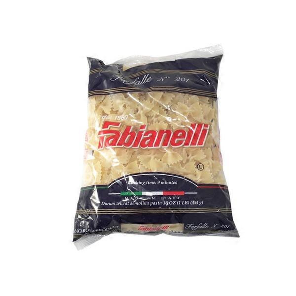 Fabianelli Farfalle Bow Tie Pasta (16 oz) Delivery or Pickup Near Me ...