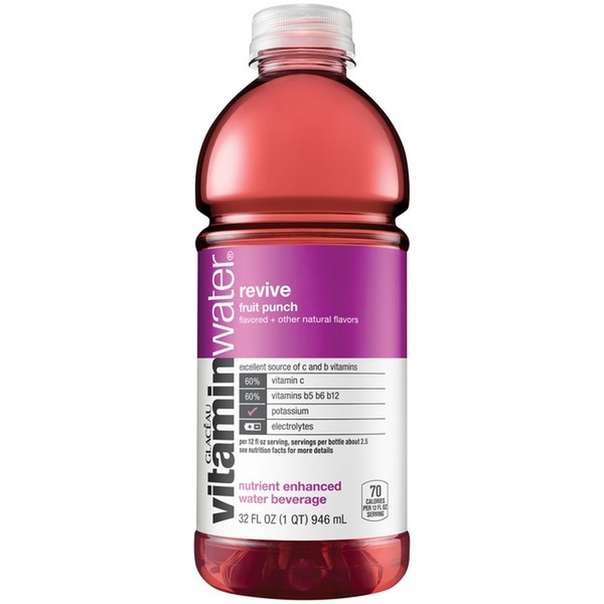 Vitaminwater Revive Fruit Punch Bottle 32 Fl Oz Delivery Or Pickup