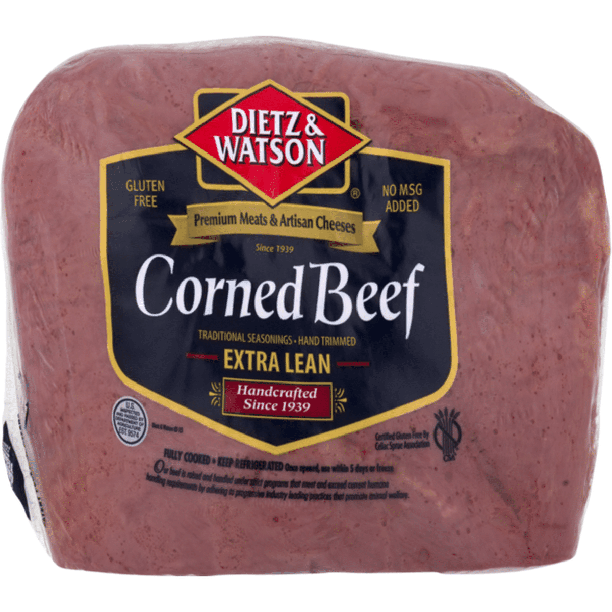 Dietz And Watson Corned Beef Extra Lean 1 Ct Delivery Or Pickup Near Me Instacart