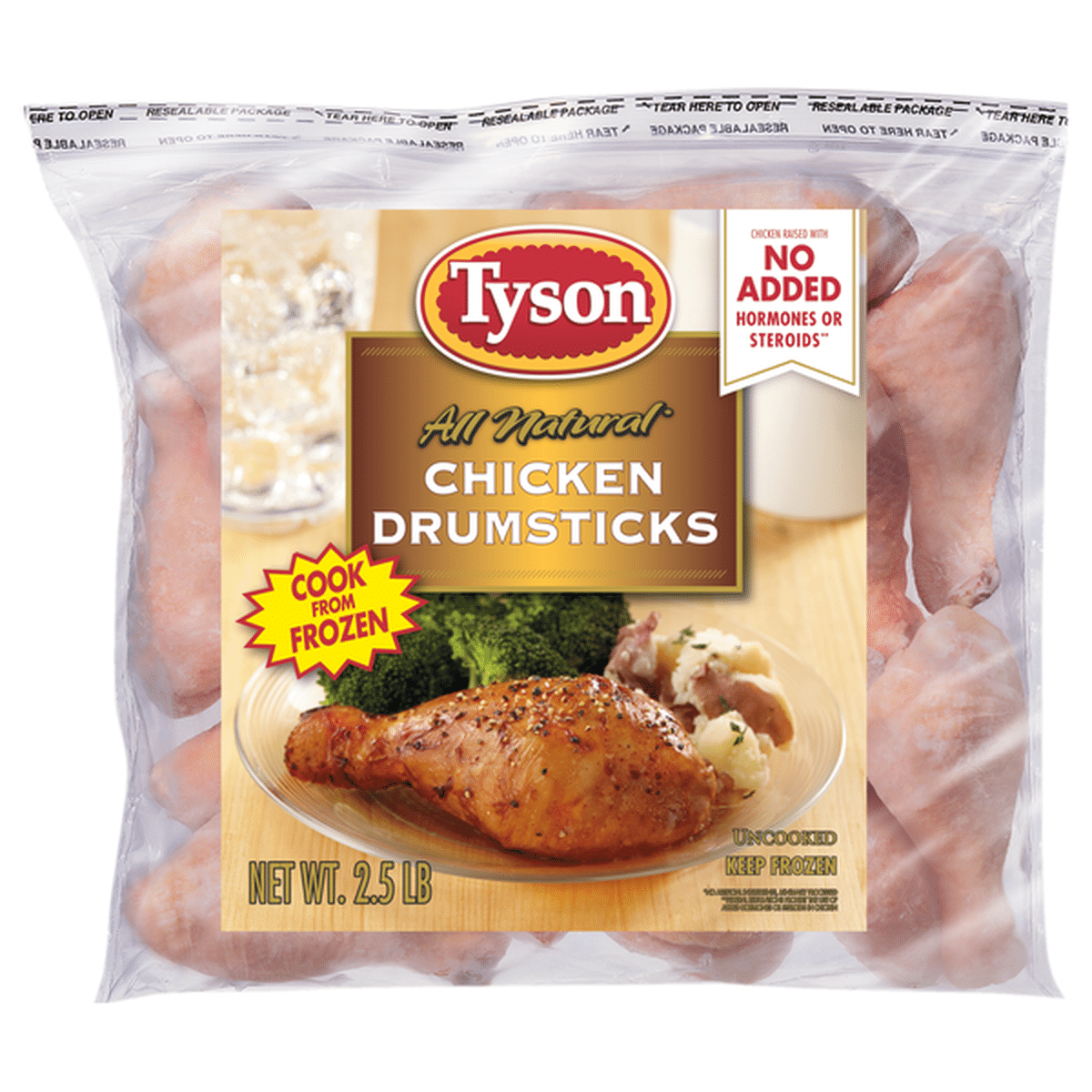 Tyson Chicken Drumsticks 2 5 Lb Frozen 2 5 Lb Delivery Or Pickup