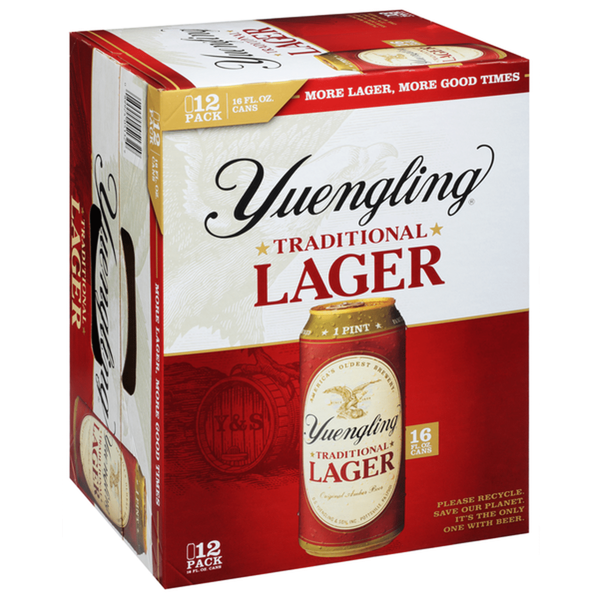 Yuengling Beer, Traditional Lager, 12 Pack (16 fl oz) Delivery or ...