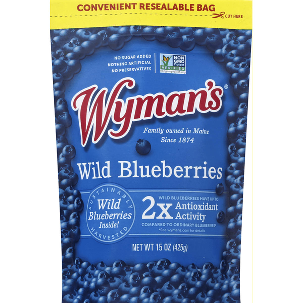 Wyman S Wild Blueberries 15 Oz Delivery Or Pickup Near Me Instacart