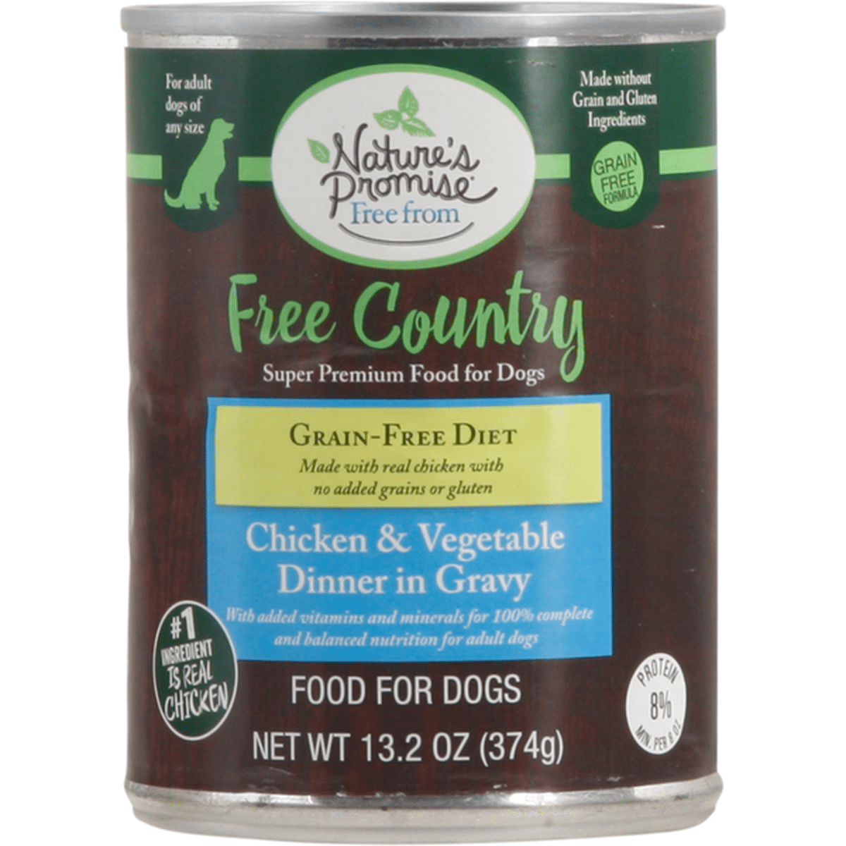 Nature's Promise Free Country Wet Dog Food Diet Chicken & Vegetable ...