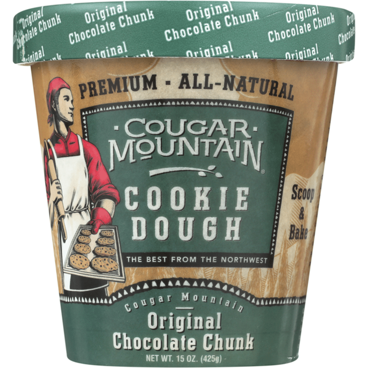 Cougar Mountain Baking Company Cookie Dough (15 oz) Delivery or Pickup Near  Me - Instacart