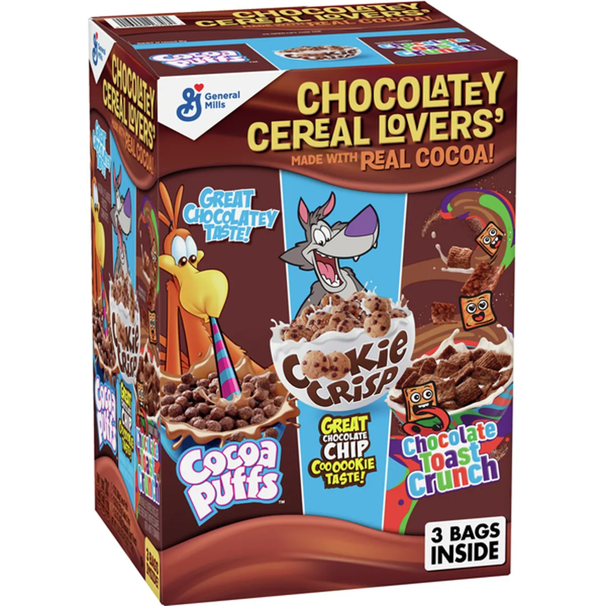 General Mills Chocolatey Cereal Lovers Variety Pack (41.5 oz) Delivery ...