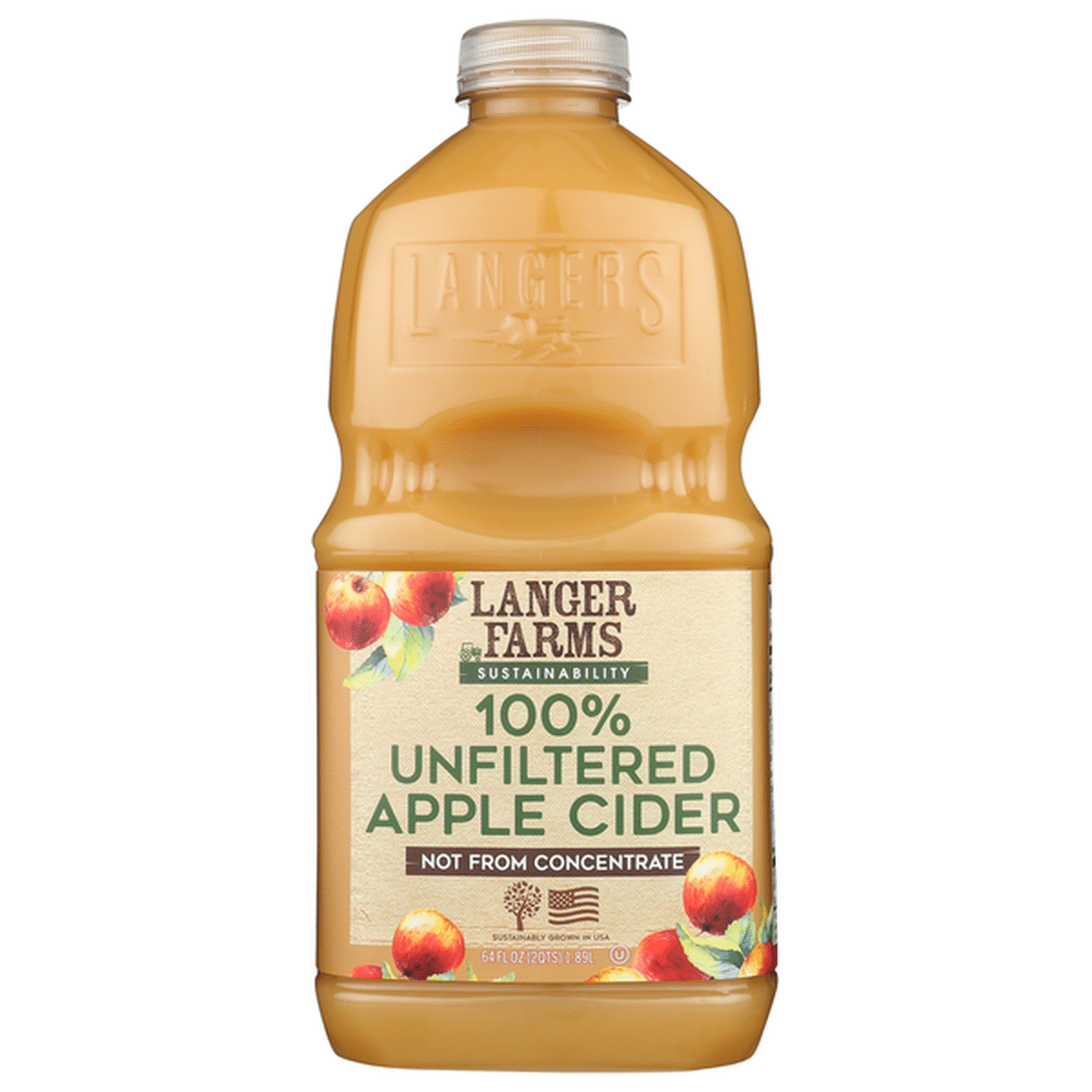 Langers 64oz Unflitered Apple Cider 64 Fl Oz Delivery Or Pickup Near Me Instacart 5338