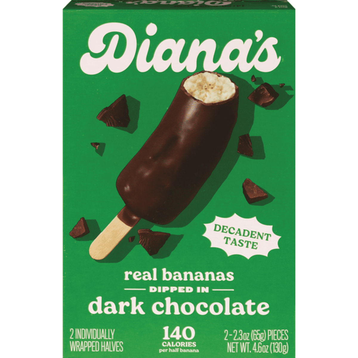 Diana’s Real Bananas Dipped In Dark Chocolate (2 oz) Delivery or Pickup ...