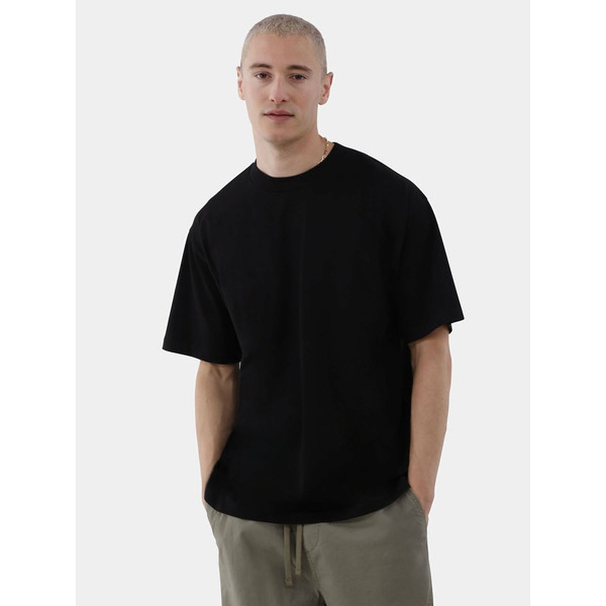 No Boundaries Men's & Big Men's Garment Washed Oversized Short Sleeves ...