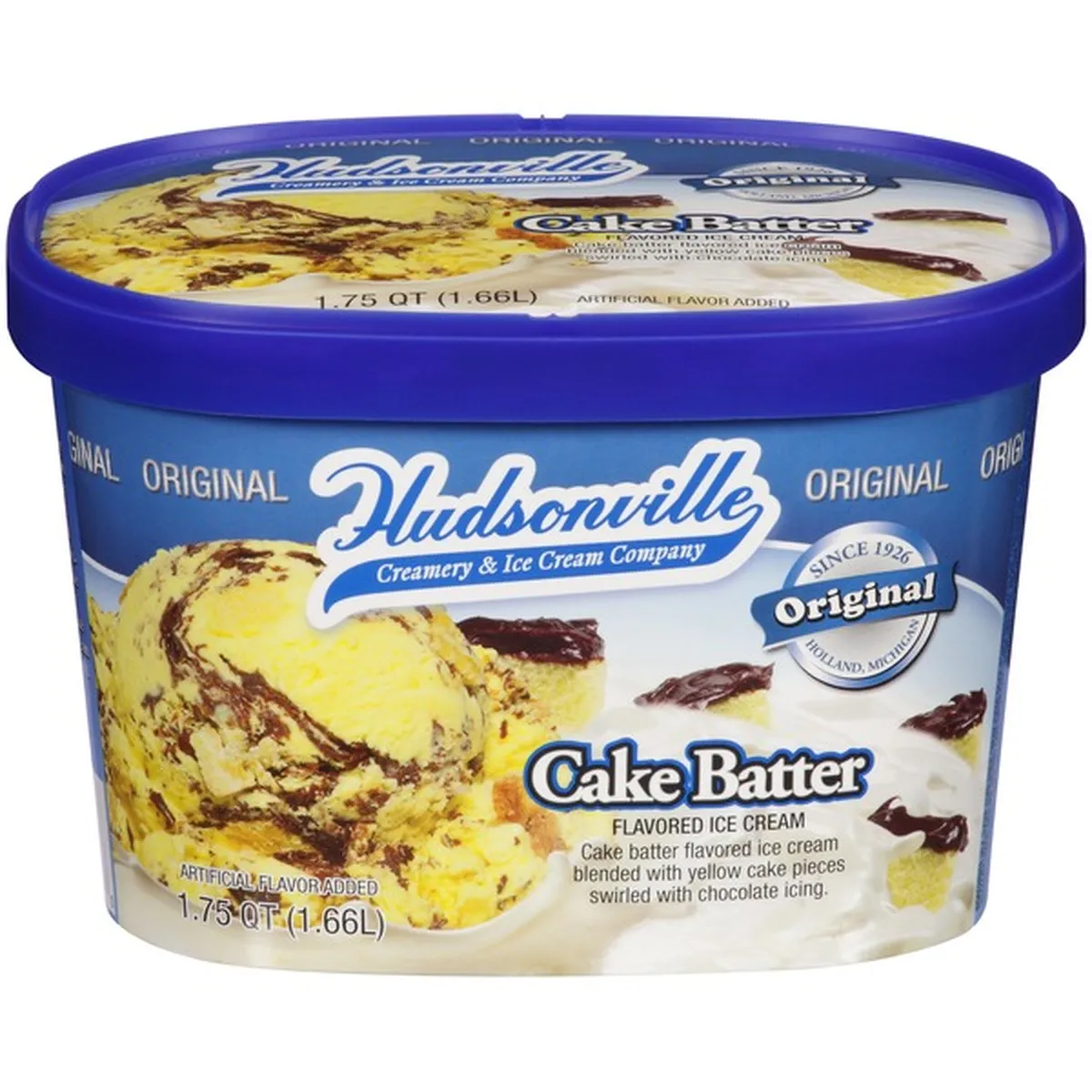 Hudsonville Cake Batter Ice Cream 56 Oz Delivery Or Pickup Near Me Instacart