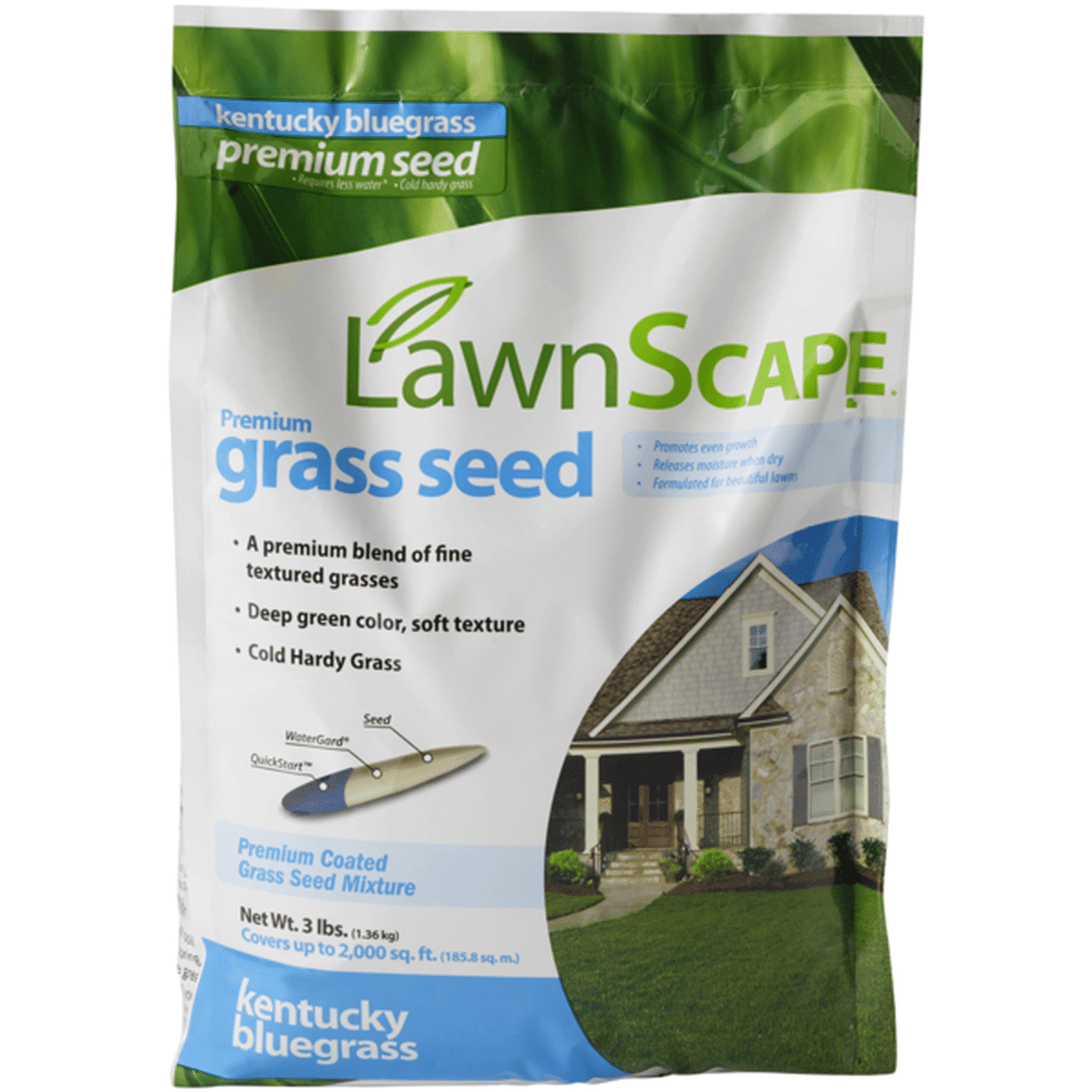 LawnSCAPE ProPatch Premium Grass Seed Kentucky Bluegrass (3 Lb ...