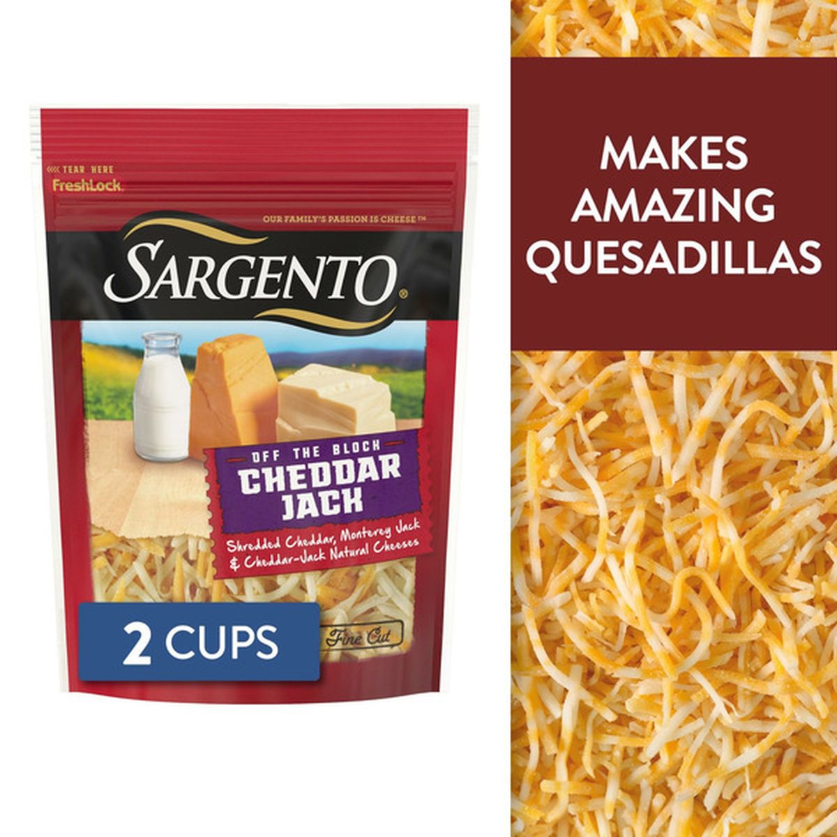 Sargento Shredded Cheddar Jack Natural Cheese 8 Oz Delivery Or Pickup