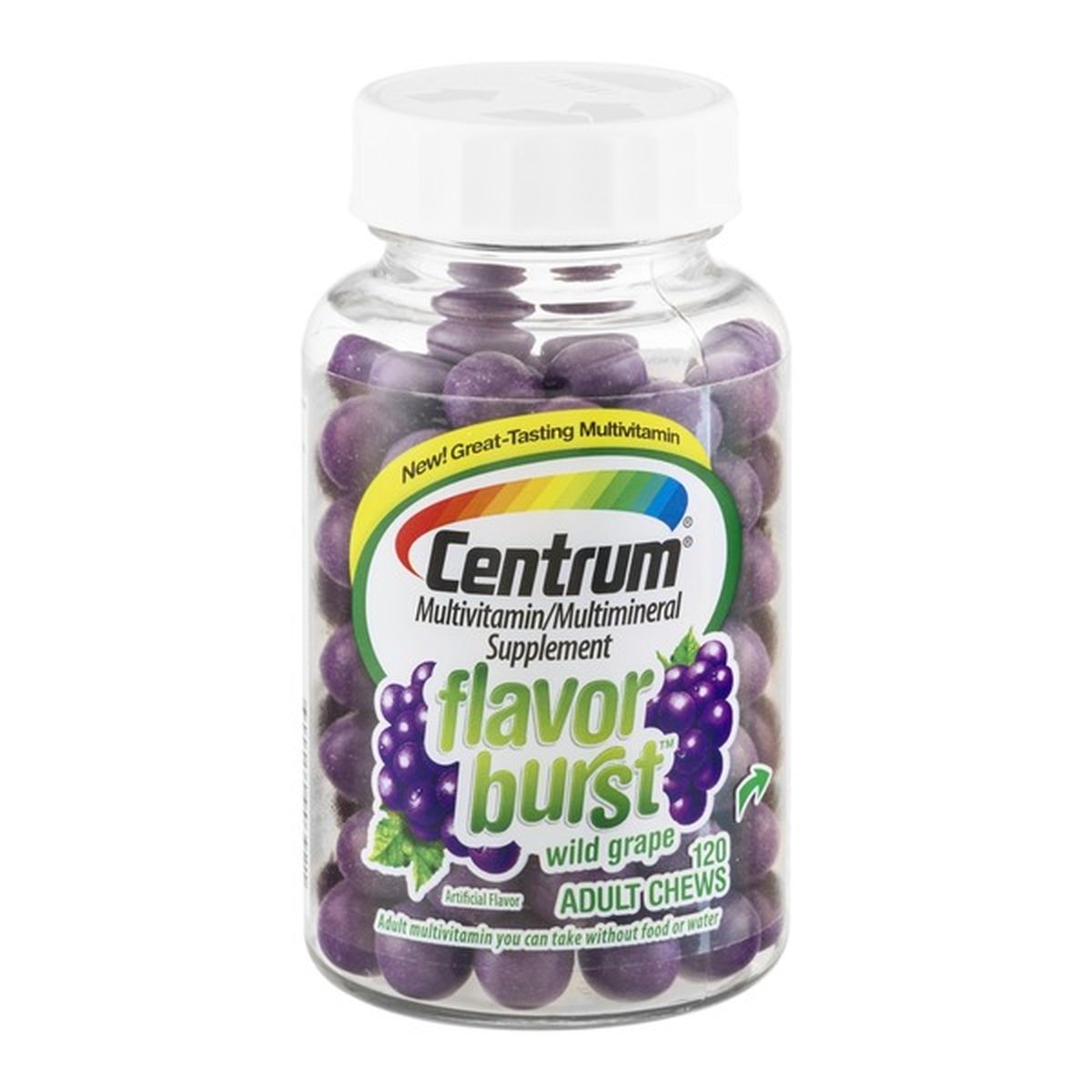 Centrum Flavor Burst Wild Grape Multivitamin/Multimineral Supplement ...