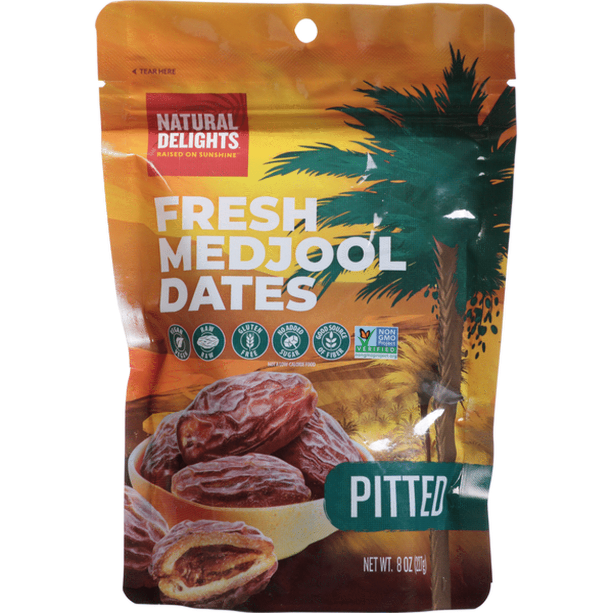 Natural Delights Medjool Dates, Fresh, Pitted (8 Oz) Delivery Or Pickup 