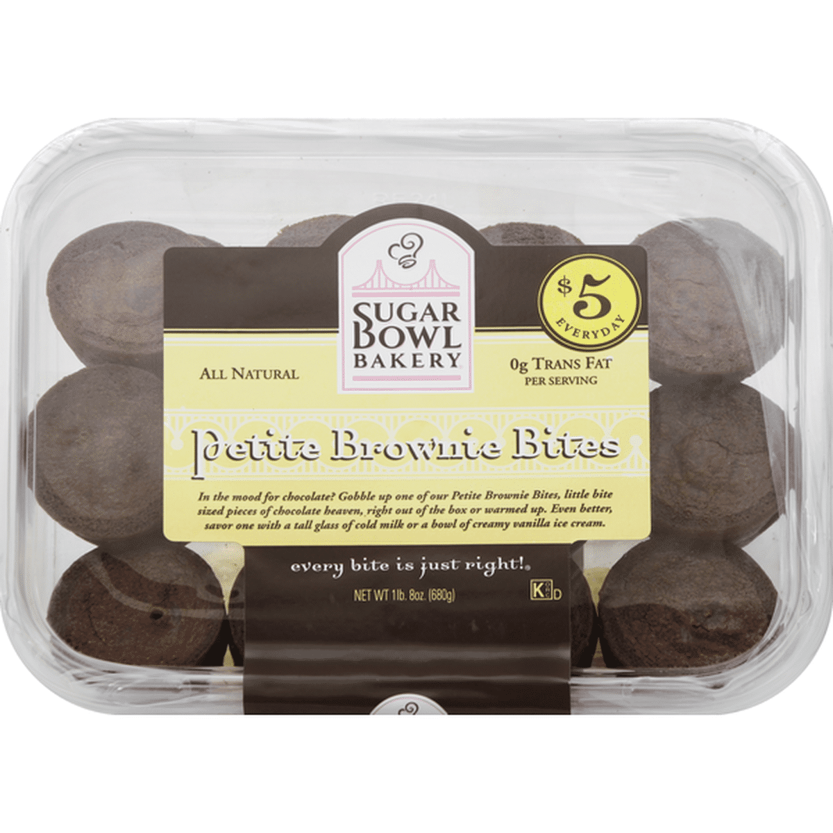 Sugar Bowl Bakery Brownie Bites, Petite (24 oz) Delivery or Pickup Near Me  - Instacart