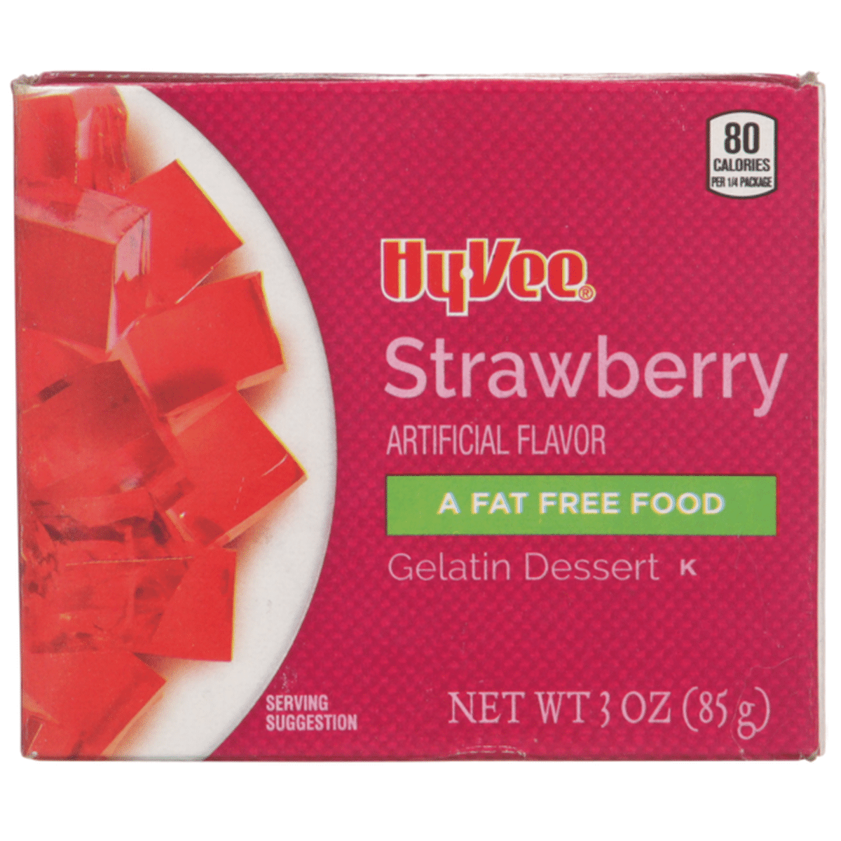 Hy Vee Strawberry Gelatin Dessert 3 Oz Delivery Or Pickup Near Me Instacart 6935